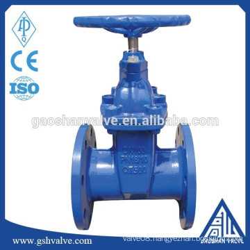 ductile iron non rising stem resilient gate valve